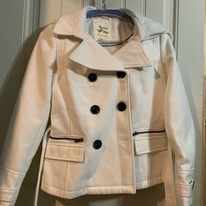 White pea coat